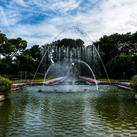Komplettlösung für Gemeinnützige Landschaftspark-Brunnen: Musikalische Tanzende Wasserfontäne aus Edelstahl, CE RoHS Zertifiziert, Direkt vom Hersteller