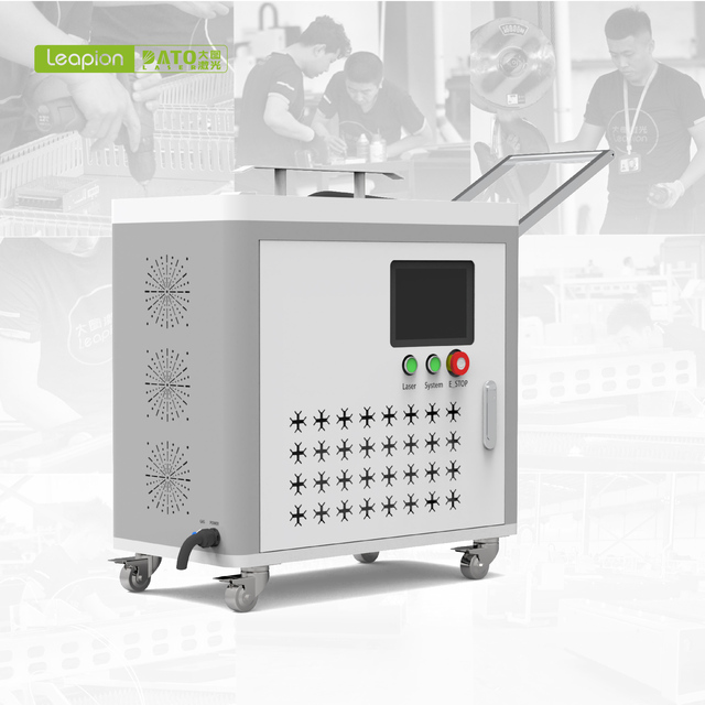 100W Handheld Pulse Laser Rust Remover for Metal Paint Stripping Portable Laser Cleaning Machine