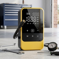 Pompe à gonfler les pneus de voiture multifonctionnelle en ABS, moniteur de pression des pneus, manomètre numérique portable, faible bruit, utilisation d'urgence, 1 an