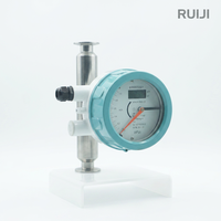 Débitmètre à tube métallique de haute précision RUIJI NRLZZ, débitmètre à section variable en acier inoxydable pour la mesure du débit de liquides et de gaz