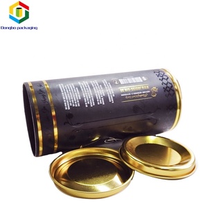 Couleur Imprimé En Carton Biodégradable En Plastique Couvercles Papier Tube Haut De Gamme Cylindrique Café Papier Tube - Product Image 6