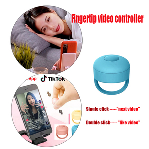 Một Cú Nhấp Chuột Ngón Tay Video Page Turner Phổ Không Dây Làm Việc Cho <span class=keywords><strong>iPhone</strong></span> Và Android Điện Thoại <span class=keywords><strong>Camera</strong></span> <span class=keywords><strong>Selfie</strong></span> Ring Từ Xa Shutter - Product Image 4