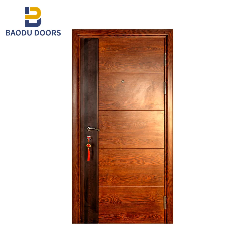 BAODU wholesale price steel doors security steel entry metal doors exterior steel door for house