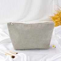 Cadeau de Noël pour mariage trousse de toilette pour dames trousse de maquillage en velours côtelé recyclé pochette pochette de soirée de créateur pour femmes