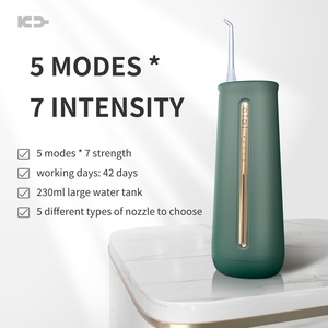 Irrigador Bucal Portátil con Batería de 1300mAh, Resistente al Agua IPX7, Tanque de Agua de 230ML - Herramienta Multiusos para Higiene Bucal - Product Image 1
