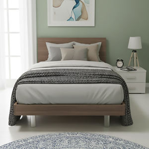 Lit double avec cadre de lit modèle Colorado en noyer oxydé - Product Image 1