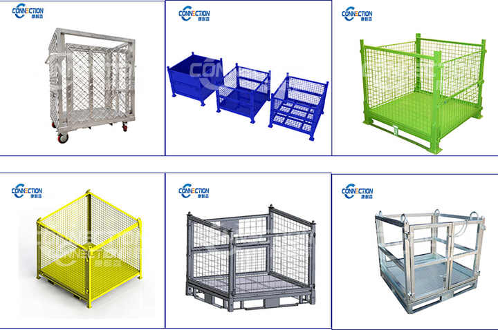 Heavy Duty Collapsible Storage Pallet Cage - 1000KG Capacity