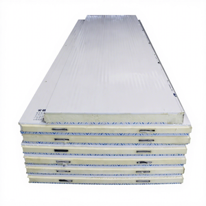 Panneau sandwich industriel en <span class=keywords><strong>laine</strong></span> <span class=keywords><strong>de</strong></span> roche <span class=keywords><strong>de</strong></span> 50 mm, isolation thermique pour la construction <span class=keywords><strong>de</strong></span> murs d'usine, plaque <span class=keywords><strong>de</strong></span> construction préfabriquée, chambre froide - Product Image 2