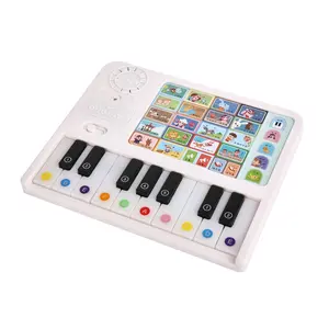 Instrumento de piano con sonido de rima para niños, plástico, OEM, Educación Unisex, funciona con pilas, aprendizaje y ejercicio para niños, tipo 6 uds. - Product Image 1