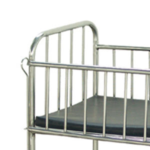 Cama de cuna básica con colchón, cama médica pediátrica, cama de bebé, 1 par - Product Image 3