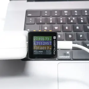 Chargerlab เครื่องทดสอบเครื่องตรวจจับ KM003C ใน POWER-Z สำหรับซ่อมมือถือ <span class=keywords><strong>USB</strong></span> PD3.1โปรโตคอล48V ช่วงชาร์จแบบ Dual Type-C แรงดันไฟฟ้าในปัจจุบัน - Product Image 6