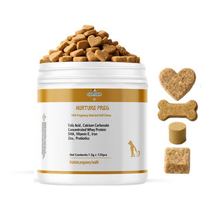 OEM ODM hewan peliharaan Premium DHA nutrisi kehamilan kunyah lembut dengan asam folat Grain-Free suplemen organik untuk ibu janin anjing/kucing - Product Image 1