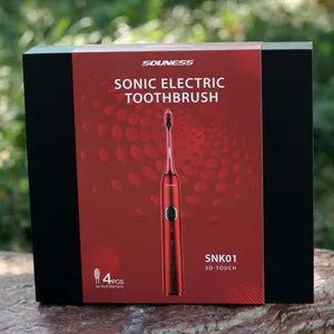 Alta Qualidade Toothbrush Elétrica Eficiente Limpeza IPX7 sonic Escova De Dentes Elétrica com Caixa Portátil