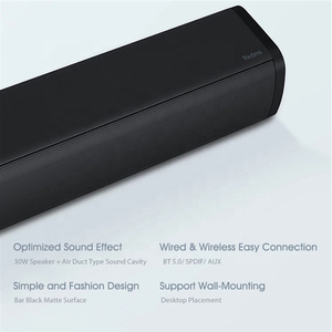 BT5.0 <span class=keywords><strong>Redmi</strong></span> สเตอริโอพีซีแบบมีสายและไร้สาย, ซาวด์บาร์ระบบโรงภาพยนตร์ AUX 3.5มม. 5.1ซาวด์บาร์ - Product Image 2