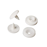 Boutons-pression en résine plastique lisse et lavable, ronds, à quatre parties, T90, 10 mm, personnalisables, pour vêtements et chaussures de bébé, couture – Vente chaude