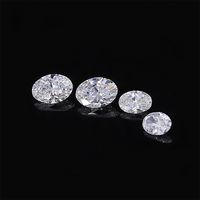 Diamantes Sueltos Cultivados en Laboratorio con Corte Ovalado Blanco DEF VS de 0.3-2ct, Venta al Por Mayor de Fábrica