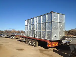 400000 Liters Europe Standard 4ft*4ft Panels Sectional Rectangular Galvanized Steel Water Storage Tank