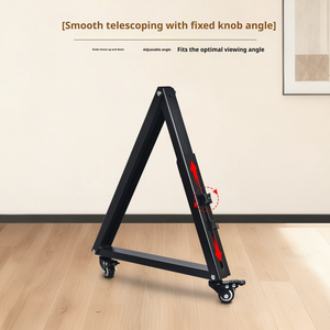 Carrello Mobile JIANGHAO <span class=keywords><strong>Nb</strong></span> Ava1500 con Rotazione a 360 Gradi, Capacità 200 lbs, Acciaio SPCC, Certificato ULGS, Supporto TV per Schermi 55-70 Pollici - Product Image 1