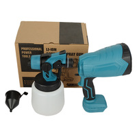 Pistola de Pulverización Eléctrica Recargable de Litio, Flujo Ajustable, Alta Atomización, Gran Capacidad, Modelo FK-PQ para Pintura en Aerosol y Agua