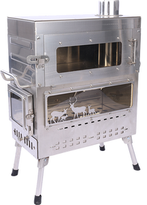 Réchaud à bois portable pour l'extérieur, cuisinière <span class=keywords><strong>de</strong></span> <span class=keywords><strong>camping</strong></span> pliable, chauffage <span class=keywords><strong>de</strong></span> tente/barbecue <span class=keywords><strong>de</strong></span> jardin, gril en acier inoxydable, cuisinière <span class=keywords><strong>de</strong></span> <span class=keywords><strong>camping</strong></span> à bois - Product Image 2