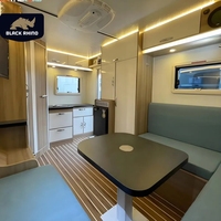 Caravanes de camping, caravanes hybrides préfabriquées aux normes australiennes, mini-caravanes tout-terrain, maison mobile pour 4 personnes