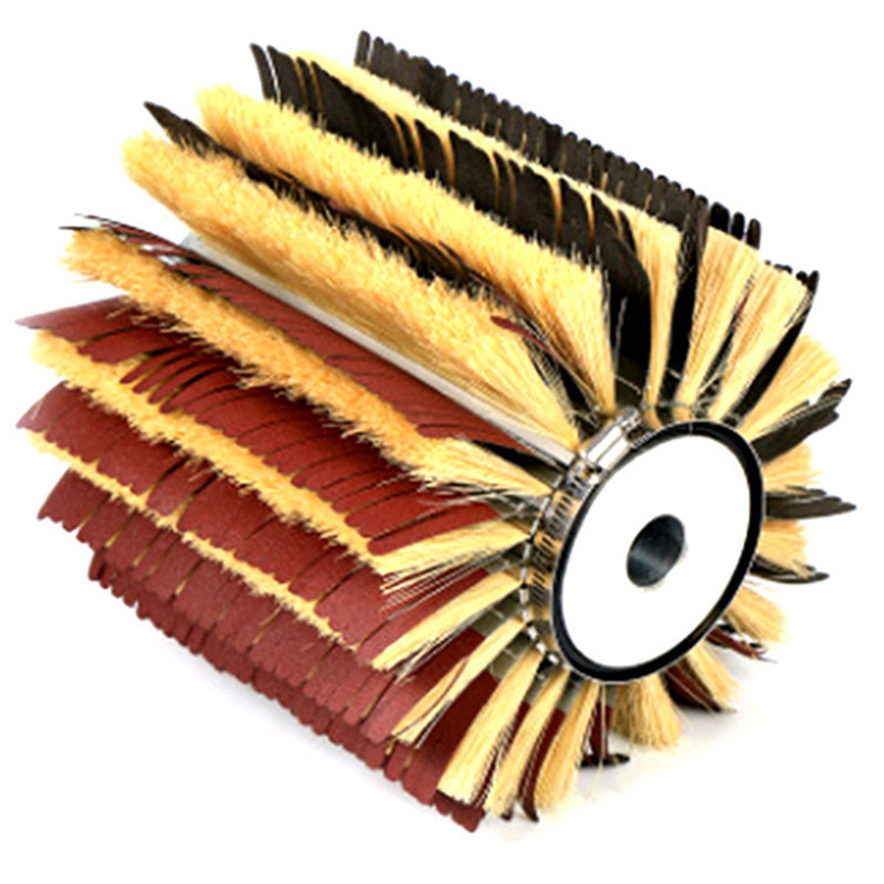 Sisal Sandpaper Strip Brush Polishing Roller