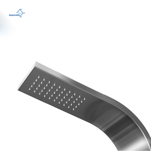 Colonne de douche en acier inoxydable 304 nickel brossé avec jets de pluie et jets spa - Product Image 3