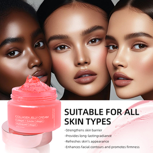 <span class=keywords><strong>Crema</strong></span> Gel Idratante <span class=keywords><strong>Viso</strong></span> alla Niacinamide Marchio Privato, Gelatina al Collagene Idrolizzato Rosa Effetto Luminoso <span class=keywords><strong>Anti</strong></span>-<span class=keywords><strong>Età</strong></span> - Product Image 3