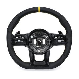 Volante Deportivo OEM Completamente Negro para Mercedes Benz E300 E350 C300 GLE W167 <span class=keywords><strong>2020</strong></span> - Product Image 6
