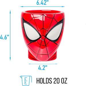 <span class=keywords><strong>Taza</strong></span> moderna <span class=keywords><strong>de</strong></span> cerámica esculpida en 3D con cabeza <span class=keywords><strong>de</strong></span> <span class=keywords><strong>Spiderman</strong></span> y Asa <span class=keywords><strong>de</strong></span> tela para fiestas - Product Image 5