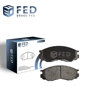 FEDブレーキパッド工場自動ブレーキシステム用セミメタリックブレーキパッドFMSID436