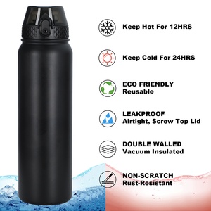Hot Selling 304 Stainless Steel Insulated <b>Flask</b> With New Wide Handle And For Straw Lid Hot And Cool Water <b>Bottle</b> In Bulk - Product Image 5