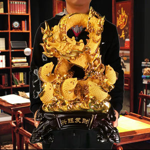 Kerajinan Resin untuk Dekorasi Feng Shui Rumah Patung Ikan Naga Seni Ikan Mas Patung Ikan <span class=keywords><strong>Arowana</strong></span> - Product Image 5