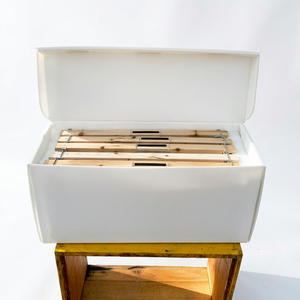 Nouvelle ruche d'accouplement Pro Bee en polypropylène blanc laiteux, 5 cadres, pour ruches Langstroth et cadres australiens, pour l'apiculture - Product Image 1