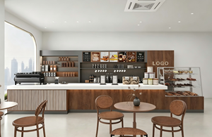 Mostrador <span class=keywords><strong>de</strong></span> Barra Personalizado y Moderno para Quiosco <span class=keywords><strong>de</strong></span> <span class=keywords><strong>Café</strong></span> con Iluminación LED para Diseño <span class=keywords><strong>de</strong></span> Cafetería y Pastelería - Product Image 5