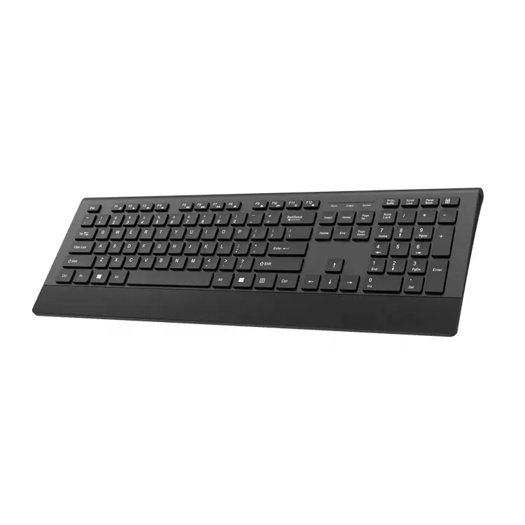 Clavier sans fil anglais arabe Clavier sans fil sur mesure 2.4ghz Ordinateur portable LED Usb Mini clavier mécanique personnalisé ABS Bow