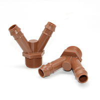 Connecteur de tube barbelé de tuyau de 17mm 2 pouces 3/8 raccord rapide tuyau d'irrigation goutte à goutte