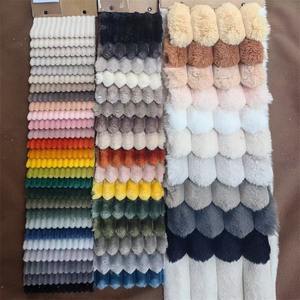 Canapé sectionnel simple amovible en tissu velours côtelé de style crème simple et lavable pour salon balcon hôtel hôtes célèbres - Product Image 6