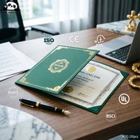 Porte-documents en carton format A4 avec logo personnalisé, pour diplôme, certificat, licence, licence en ligne, dossier de diplôme, couverture de diplôme, dossier de certificat, qualité supérieure