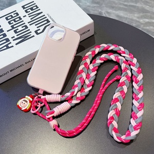 Cordon de téléphone <span class=keywords><strong>portable</strong></span> en nylon, long cordon bandoulière pour hommes et femmes, idéal pour l'extérieur et l'alpinisme, robuste, anti-perte, multicolore, tressé - Product Image 3