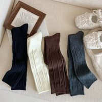 Chaussettes longues épaisses et chaudes pour femmes, style japonais, automne/hiver