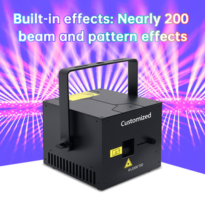 Projetor Laser DMX Sem Fio de 3W com Controle Bluetooth e 200 Efeitos Integrados para Shows de Animação em Palcos de Eventos e Clubes Noturnos - Product Image 3