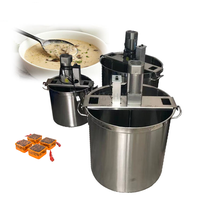 Machine commerciale automatique compacte en acier inoxydable pour fondue, cuisson à la poêle, sauce chili liquide et miel