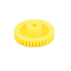 Engranaje helicoidal de plástico personalizado OEM DE FÁBRICA DE China para juguetes proporcionados engranajes de ángulo recto para cortinas con rodamiento - Product Image 4