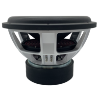 Subwoofer 15 pouces 2000W RMS 3 pouces VC 284 Oz Logo personnalisable Portable Facile à installer Convient pour une utilisation derrière les sièges arrière de la voiture.