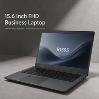 Ordinateur portable 15,6 pouces FHD IPS flambant neuf avec processeur Intel AMD A9-9400 2C2T, 8 Go de RAM, 256 Go de SSD, Windows 11, pour les entreprises et l'éducation