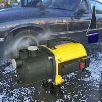 Pompe centrifuge auto-amorçante portable en plastique avec interrupteur marche/arrêt pour l'irrigation des jardins, l'eau domestique et le changement d'eau des bassins à poissons