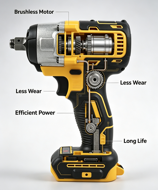 Hot Selling Professional 21V Rechargeable Impact Wrench Power Impact Power Tool