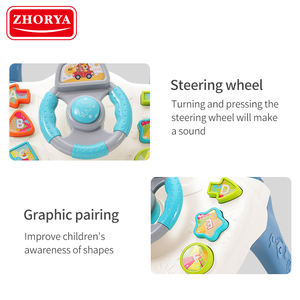 Zhorya निर्माण नई फैशन आउटडोर सुरक्षित सरल multifunctional 1 में 3 के लिए बच्चे संगीत जानें बच्चे बच्चा वॉकर बच्चे - Product Image 6