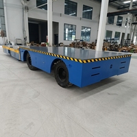 Chariot de transfert multi-tonnages sans rail, personnalisé, avec alarme sonore et lumineuse, conception sécurisée, pour pièces métalliques en bobine d'acier